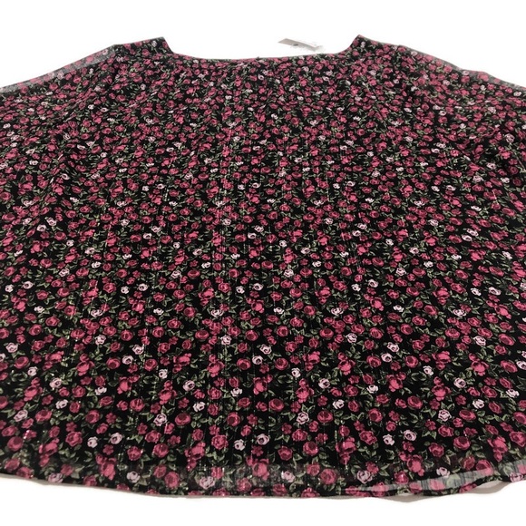 Reitmans | Floral Metallic Chiffon Blouse | 2X - Picture 5 of 16